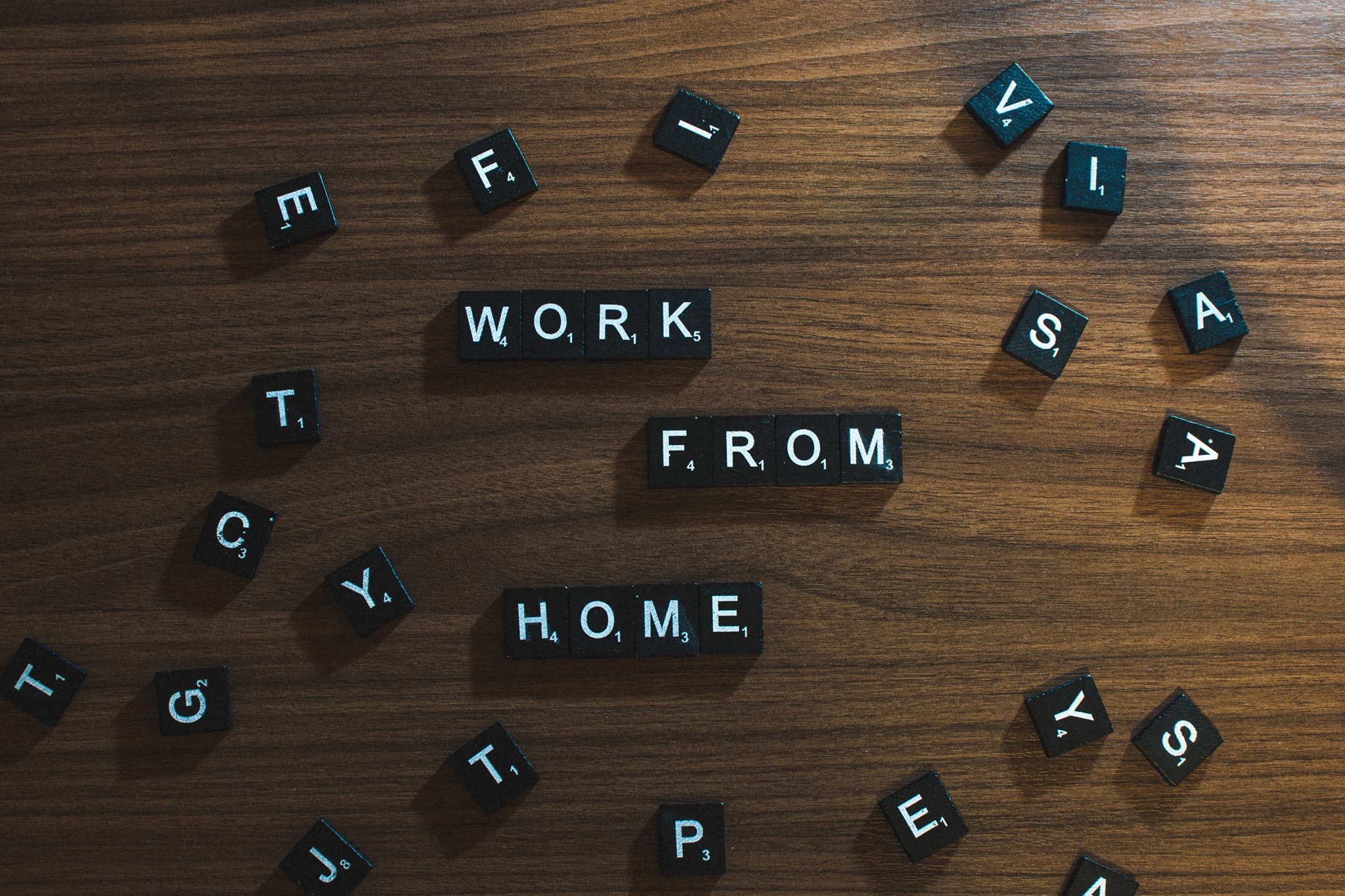 Work from home in Scrabble